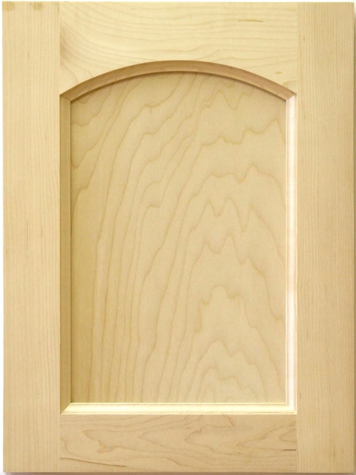 Theodore arch cabinet door in maple