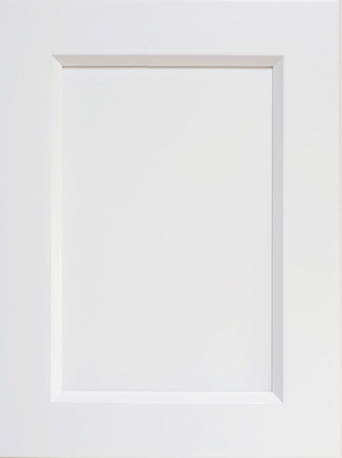 Tilford shaker door painted white