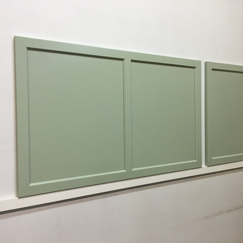 island panel in Benjamin Moore HC-139 Salisbury Green